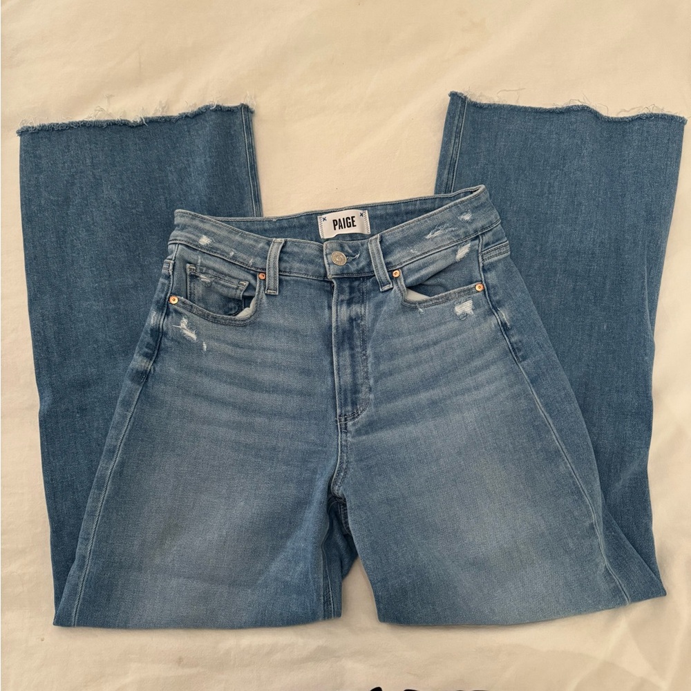 Paige jeans Anessa wide leg cropped 26